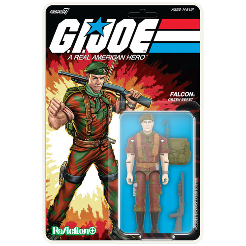 G.I. Joe Wv04 - Lt. Falcon (Movie) 3.75 Inch O-ring ReAction+ Figure