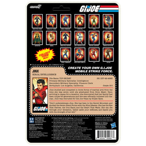 G.I. Joe Wv04 - Jinx (Movie) 3.75 Inch O-ring ReAction+ Figure
