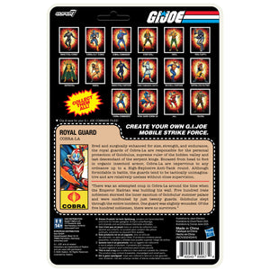 G.I. Joe Wv04 - Cobra-La Royal Guard (Movie) 3.75 Inch O-ring ReAction+ Figure