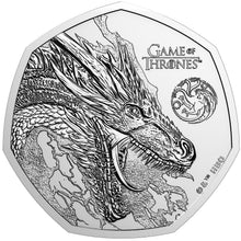 2026 UK 50p Game of Thrones (Fire) Brilliant Uncirculated Coin