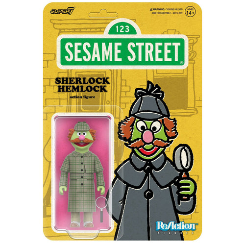 Sesame Street Wv3  - Sherlock Hemlock ReAction Figure