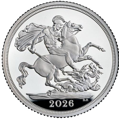 The Silver Sovereign 2026 UK Silver Proof Coin
