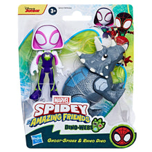 Spidey and His Amazing Friends Dino Webs: Rhino Dino & Ghost-Spider Action Figure