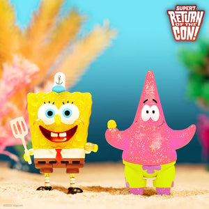 SpongeBob Squarepants & Patrick BFF 2-Pack (Glitter) ReAction Figure Pack