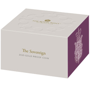 The Sovereign 2025 UK Gold Proof Coin