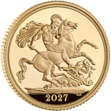 The Sovereign 2027 UK Gold Proof Coin