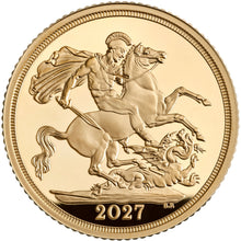 The Sovereign 2027 UK Gold Proof Coin