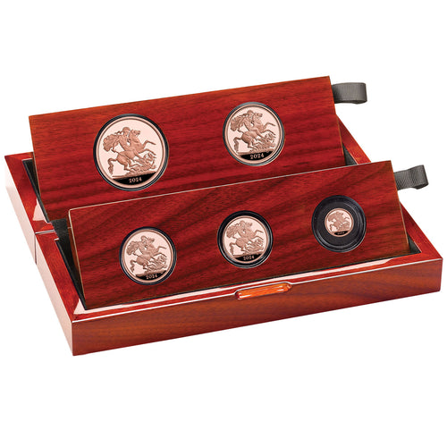 2024 UK Gold Sovereign Five-Coin Proof Set