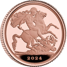 2024 UK Gold Sovereign Three-Coin Proof Set