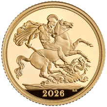 The Sovereign 2026 UK Gold Proof Coin