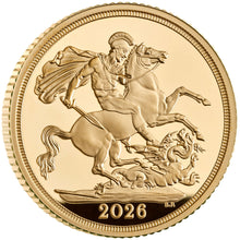 The Sovereign 2026 UK Gold Proof Coin