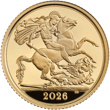 The Half Sovereign 2026 UK Gold Proof Coin