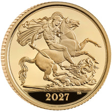 The Half Sovereign 2027 UK Gold Proof Coin