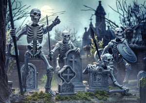 Graveyard Skeletons from Four Horsemen Studios (4-pack)