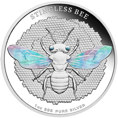 2026 Niue $2 Native Bees - Stingless Bee Hologram 1oz Silver Proof Coin