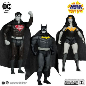 DC Direct Super Powers Accent Figure Set - Superman, Batman, Wonder Woman