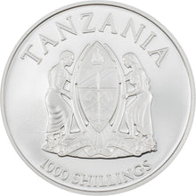 2022 Tanzania 1000Sh Hydra 1oz Silver Coin