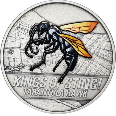 2025 Niue $2 Kings of Sting - Tarantula Hawk 1oz Silver Coin