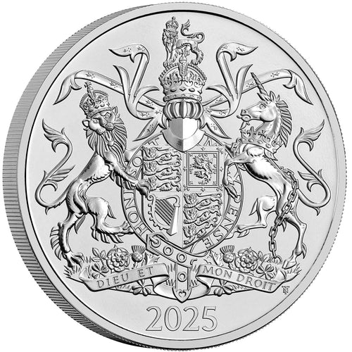 2025 UK £5 Royal Arms BU
