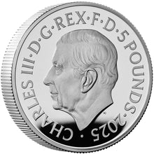 2025 UK £5 Royal Arms PIEDFORT Silver Proof