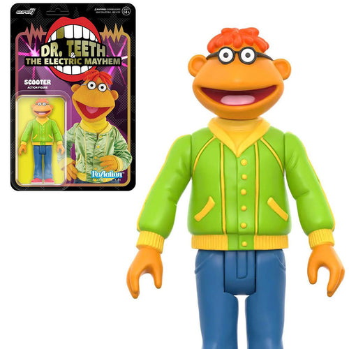 Muppets Electric Mayhem Band Scooter ReAction Figure