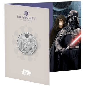2023 UK 50p Star Wars - Vader & Palpatine BU Coin