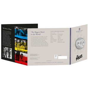 2023 UK £5 Music Legends - The Police BU