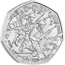 2024 UK 50p 80th Ann. of D-Day BU