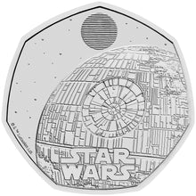 2024 UK 50p Star Wars Ship - Death Star BU