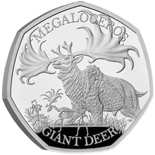 2024 UK 50p Ice Age - Giant Deer Silver Proof Coin