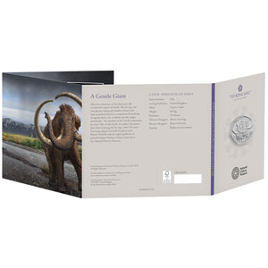 2024 UK 50p Ice Age - Steppe Mammoth BU Coin