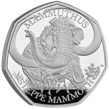 2024 UK 50p Ice Age - Steppe Mammoth Silver Proof Coin