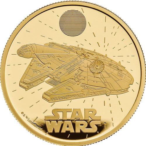 2024 UK £100 Star Wars Ship - Millennium Falcon 1oz Gold Proof
