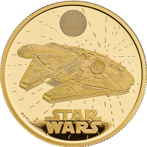 2024 UK £100 Star Wars Ship - Millennium Falcon 1oz Gold Proof