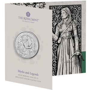 2024 UK £5 Myths & Legends - Maid Marian BU