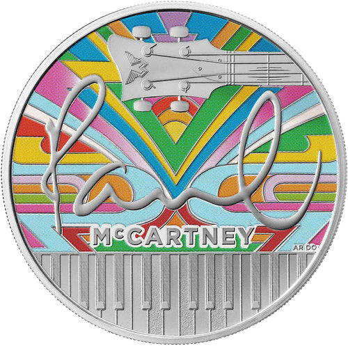 2024 £2 Music Legends - Paul McCartney 1oz Silver Proof Coin