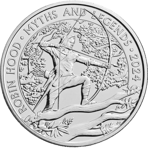 2024 UK £5 Myths & Legends - Robin Hood BU