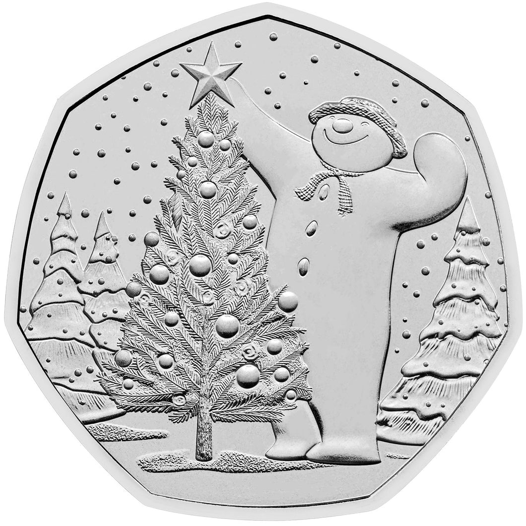 2024 UK 50p The Snowman BU