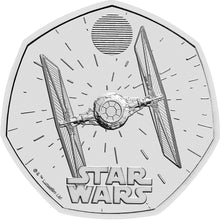 2024 UK 50p Star Wars Ship - TIE Fighter BU