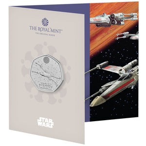 2024 UK 50p Star Wars Ship - X-Wing BU