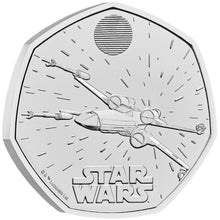 2024 UK 50p Star Wars Ship - X-Wing BU