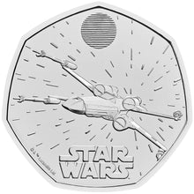 2024 UK 50p Star Wars Ship - X-Wing BU