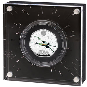 2024 UK 50p Star Wars Ship - X-Wing Silver Proof