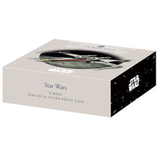 2024 UK £2 Star Wars Ship - X-Wing 1oz Silver Proof