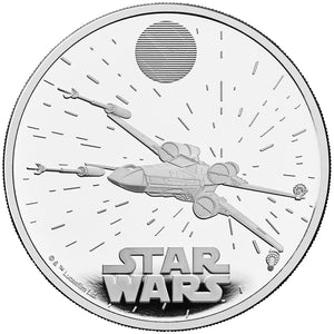 2024 UK £2 Star Wars Ship - X-Wing 1oz Silver Proof