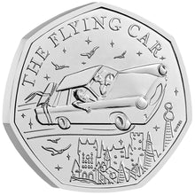 2025 UK 50p Harry Potter - The Flying Car Brilliant Uncirculated Coin