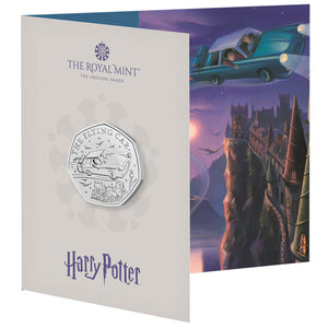 2025 UK 50p Harry Potter - The Flying Car Brilliant Uncirculated Coin