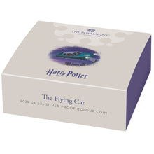 2025 UK 50p Harry Potter - The Flying Car Silver Proof Coin