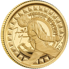 2025 UK £5 Music Legends - Freddie Mercury 1/40oz Gold Proof Coin
