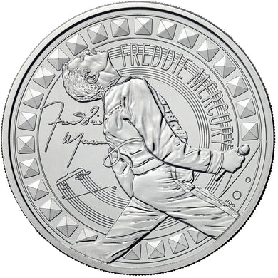 2025 UK £5 Music Legends - Freddie Mercury Brilliant Uncirculated Coin